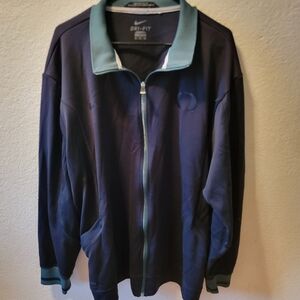 Nike Dri-FIT Navy and Teal Jacket